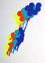 Load image into Gallery viewer, 70&#39;s Banksy Girl With Balloons by Ziegler T
