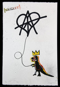 Peace Love and Anarchy ..... and Basquiat by Ziegler T