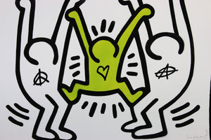 My Kid Just Ruined My Keith Haring (green) by Ziegler T