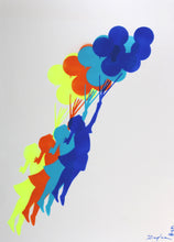 Load image into Gallery viewer, 70&#39;s Banksy Girl With Balloons Original by Ziegler T
