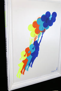 70's Banksy Girl With Balloons Original by Ziegler T