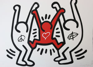 My Kid Just Ruined My Keith Haring (red) by Ziegler T