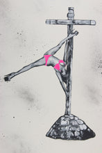 Load image into Gallery viewer, Pole Dance (Fluo Pink Bikini) by Ziegler T
