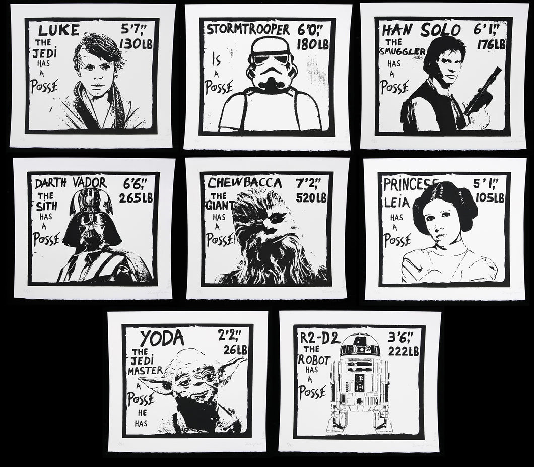 Star Wars Has A Poss (complete set of 8 print) by Ziegler T