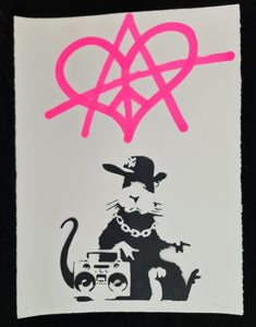 My Kid Just Ruined My Banksy III Fluo Pink by Ziegler T