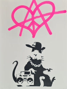 My Kid Just Ruined My Banksy III Fluo Pink by Ziegler T