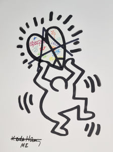 My Kid Just Ruined My Keith Haring II (Glow In The Dark) by Ziegler T