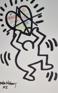 My Kid Just Ruined My Keith Haring II (Glow In The Dark) by Ziegler T