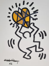Load image into Gallery viewer, My Kid Just Ruined My Keith Haring II (Yellow/blue) by Ziegler T
