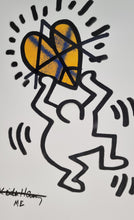 Load image into Gallery viewer, My Kid Just Ruined My Keith Haring II (Yellow/blue) by Ziegler T
