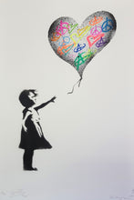 Load image into Gallery viewer, Peace Love and Anarchy Balloon Girl by Ziegler T

