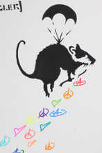 Load image into Gallery viewer, Peace Love and Anarchy Parachute Rat by Ziegler T
